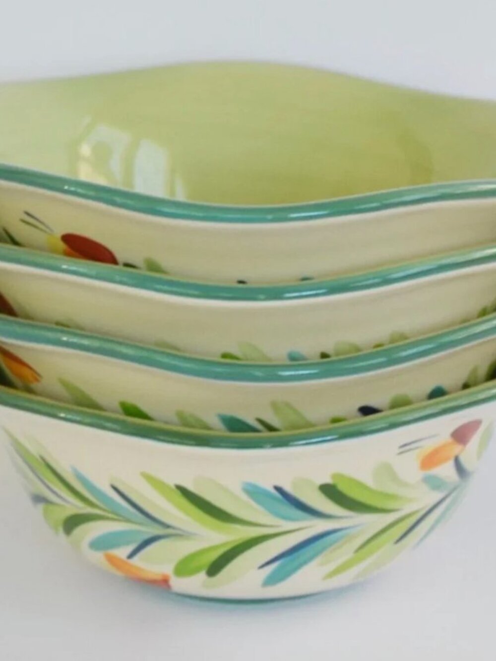 (4) Gail Pittman Southern Living Provence Soup /Cereal Bowls